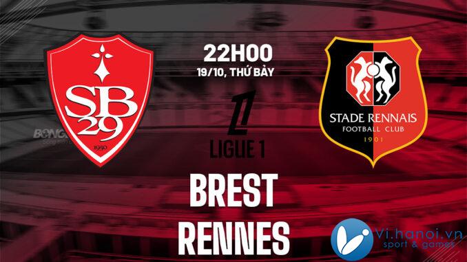 Soi kèo bóng đá Brest vs Rennes vdqg ligue 1 hôm nay