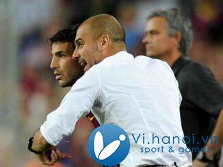 Fabregas Pep Guardiola