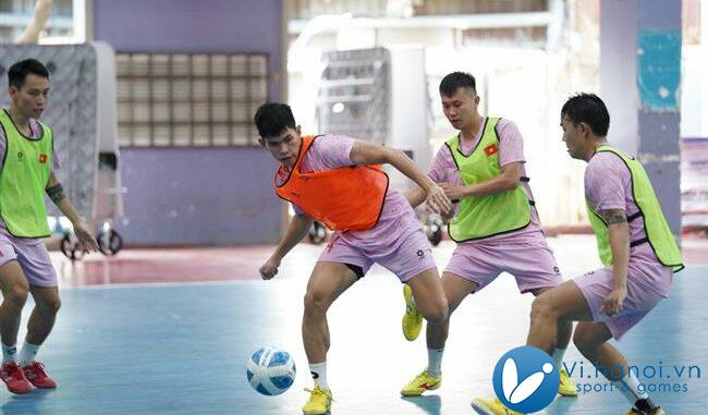 Đội futsal Việt Nam trau dồi kỹ năng dứt điểm trước giải vô địch Đông Nam Á 1