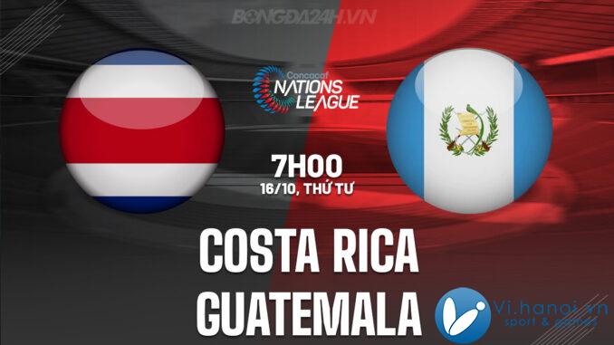 Costa Rica vs Guatemala