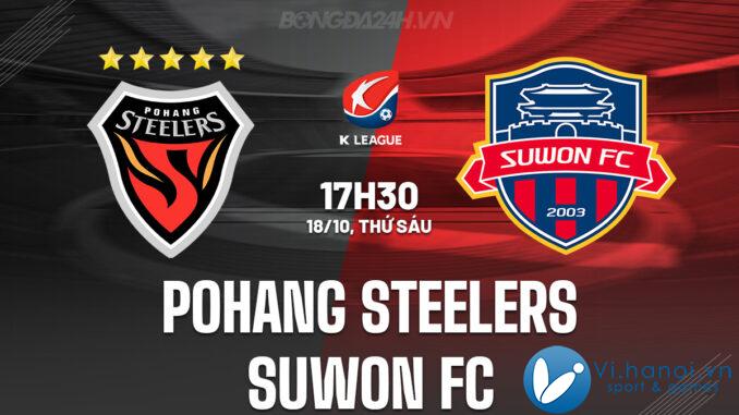 Pohang Steelers vs Suwon FC