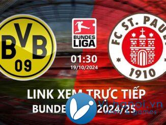 Link xem trận đấu Dortmund vs St. Pauli (Bundesliga 2024/25)