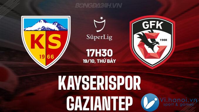 Kayserispor vs Gaziantep