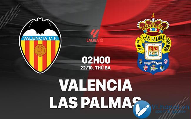 Soi kèo bóng đá Valencia vs Las Palmas ngày hôm nay