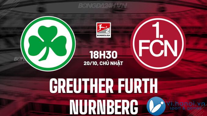 Greuther Furth đấu với Nurnberg