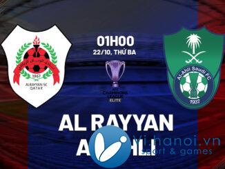 Dự đoán bóng đá Al Rayyan vs Al Ahli cup c1 AFC Champions League ưu tú hôm nay