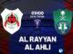 Dự đoán bóng đá Al Rayyan vs Al Ahli cup c1 AFC Champions League ưu tú hôm nay