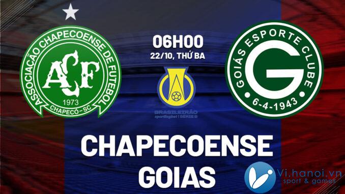 Soi kèo bóng đá Chapecoense vs Goias hôm nay 2 Brazil