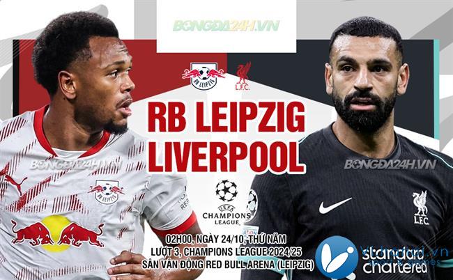 Leipzig đấu với Liverpool