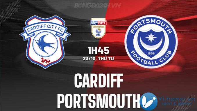 Cardiff đấu với Portsmouth