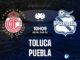 Toluca đấu với Puebla