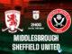 Middlesbrough đấu với Sheffield United