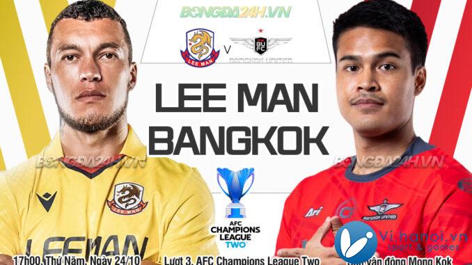 Lee Man vs Bangkok United