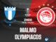 Malmo đấu với Olympiacos