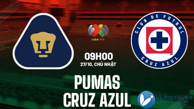 Dự đoán bóng đá Pumas vs Cruz Azul vdqg mexico hôm nay