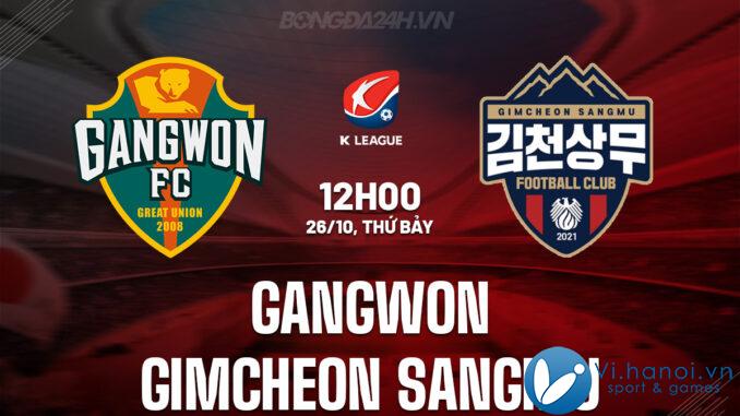 Gangwon vs Gimcheon Sangmu