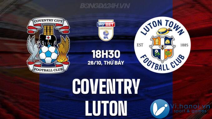 Coventry vs Luton