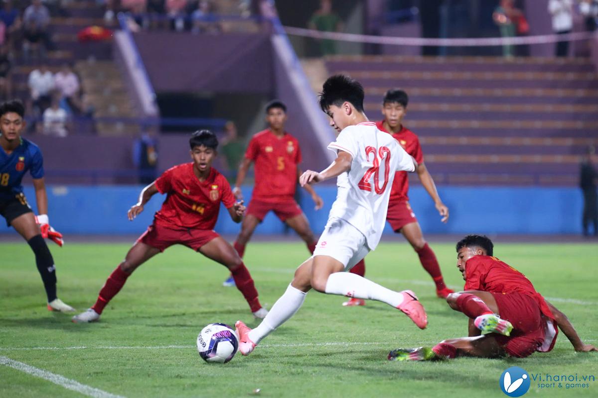 Nguyễn Văn Dương U17 Việt Nam vs U17 Myanmar ngày 25/10