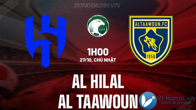 Al Hilal vs Al Taawoun