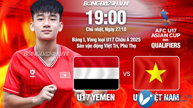 U17 Yemen vs U17 Việt Nam