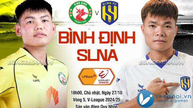 Bình Định vs SLNA