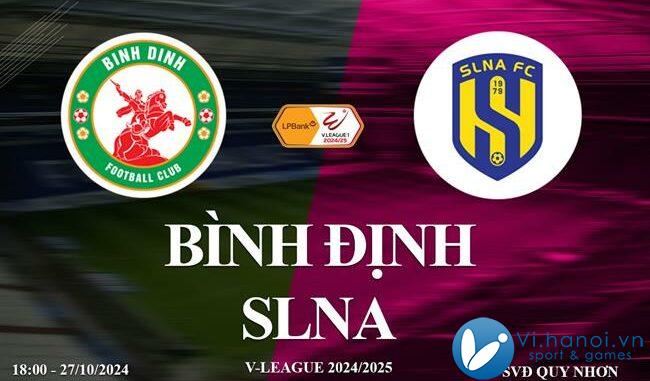 Link xem trực tiếp Bình Định vs SLNA (V-League 2024/25)