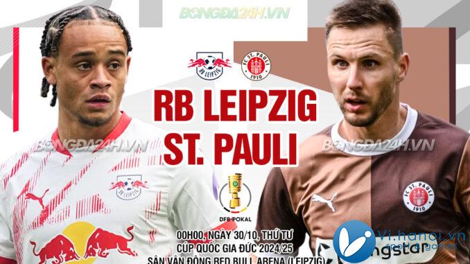 Dự đoán bóng đá trận Leipzig vs StPauli cúp quốc gia hôm nay