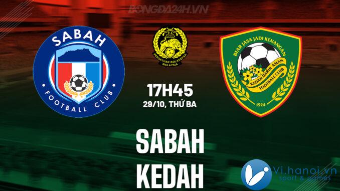 Sabah vs Kedah