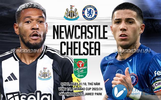 Newcastle đấu với Chelsea