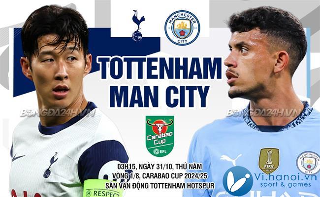 Tottenham đấu với Man City