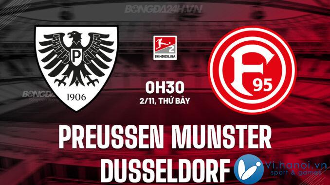 Preussen Munster vs Dusseldorf