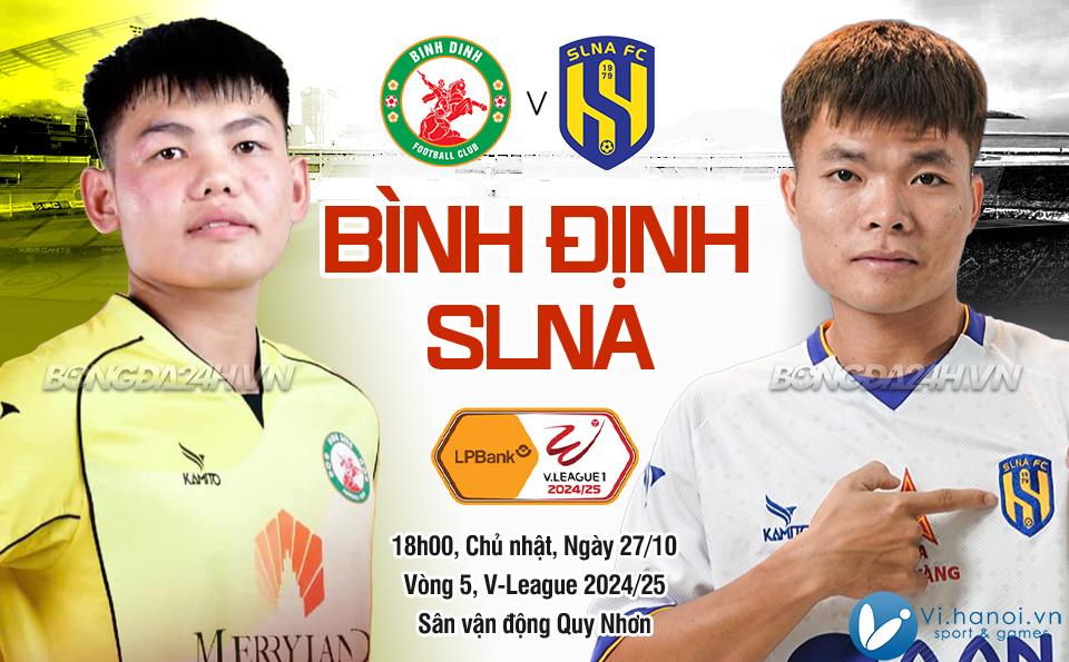 Bình Định vs SLNA