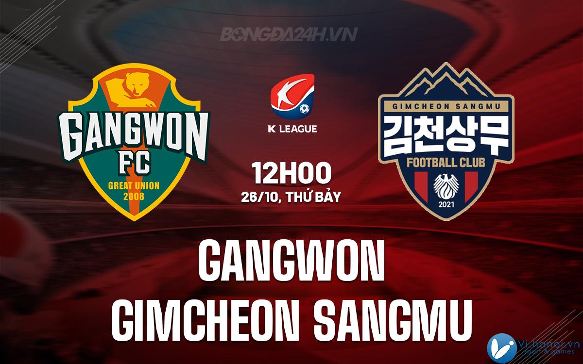 Gangwon vs Gimcheon Sangmu