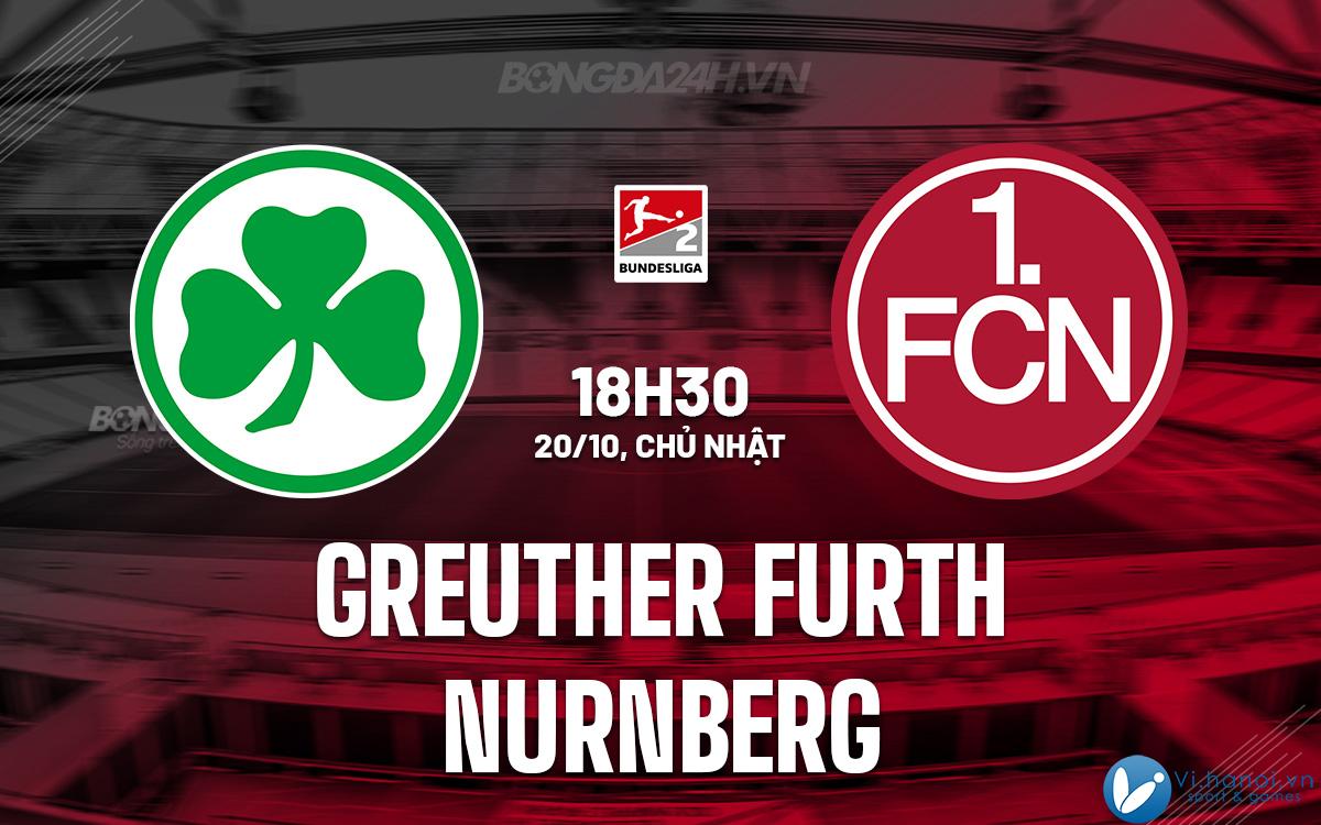 Greuther Furth đấu với Nurnberg