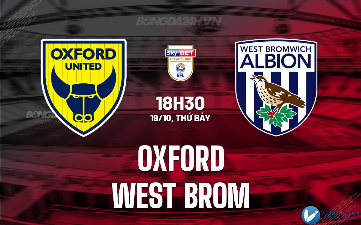 Oxford đấu với West Brom