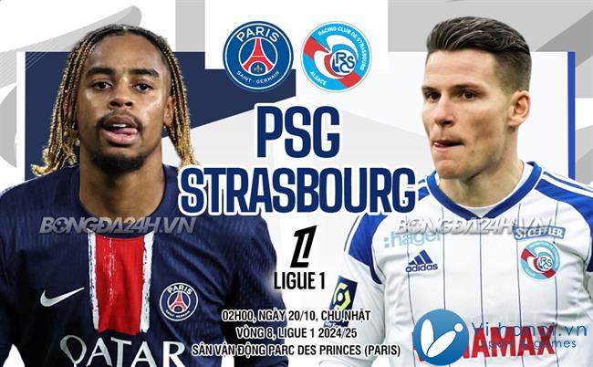 PSG đấu với Strasbourg