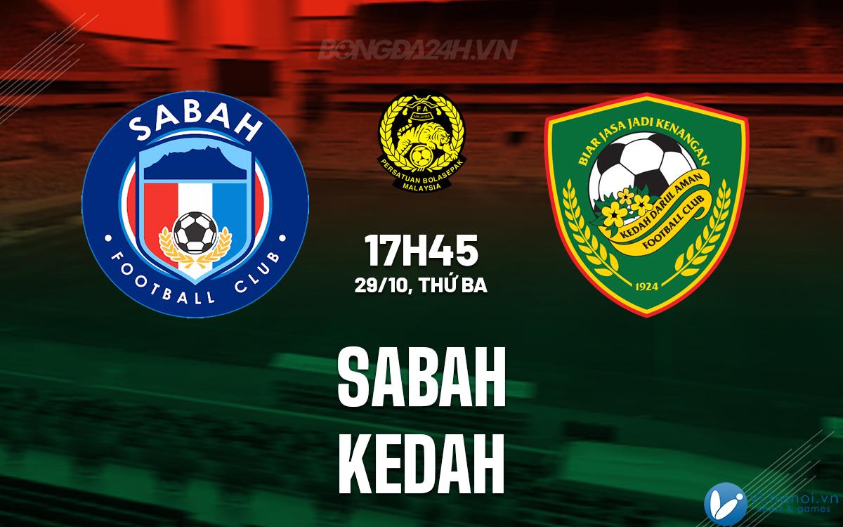 Sabah vs Kedah