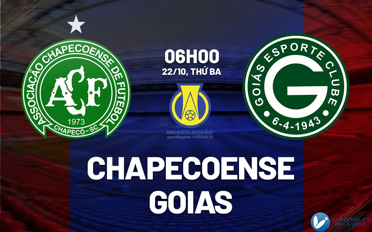 Soi kèo bóng đá Chapecoense vs Goias hôm nay 2 Brazil