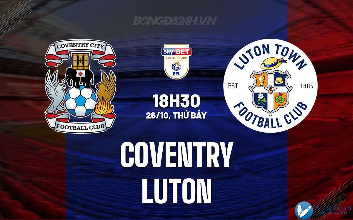 Coventry vs Luton