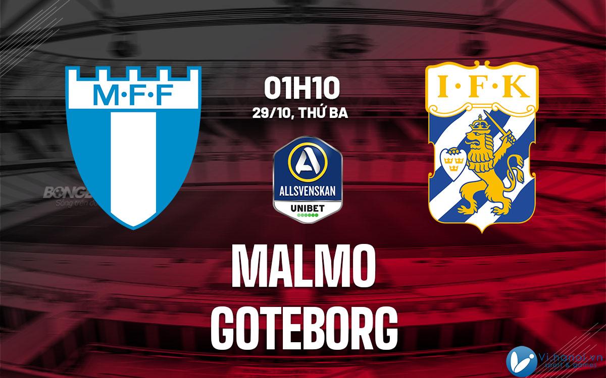 Dự đoán bóng đá Malmo vs Goteborg vdqg hôm nay