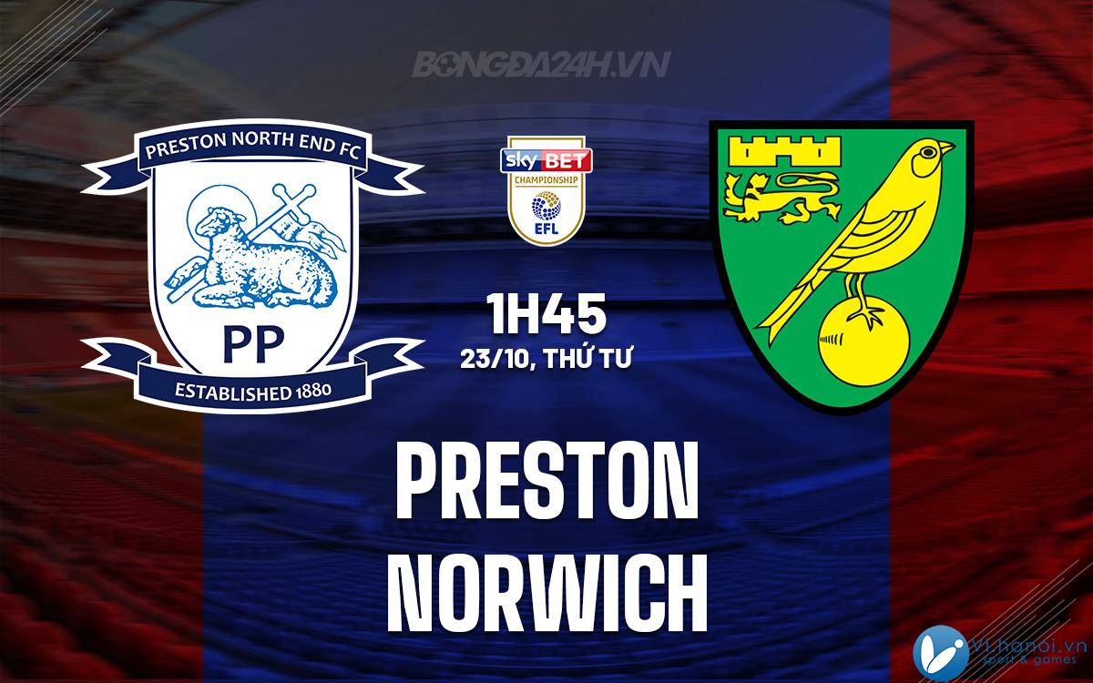 Preston đấu với Norwich