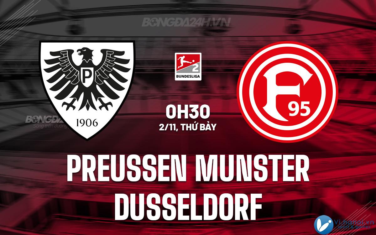 Preussen Munster vs Dusseldorf