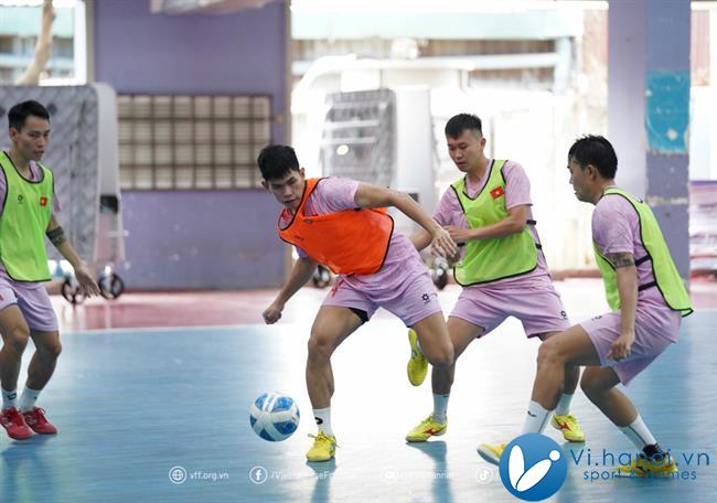 Đội futsal Việt Nam trau dồi kỹ năng dứt điểm trước giải vô địch Đông Nam Á 1