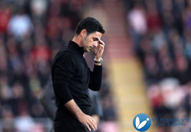 HLV Mikel Arteta qua đời sau trận thua Bournemouth.