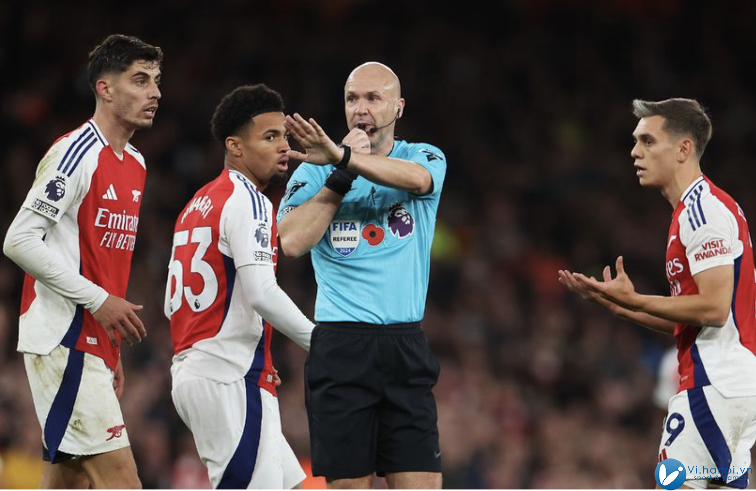 Lý do Anthony Taylor không được công nhận trong mong muốn của Arsenal trước Liverpool