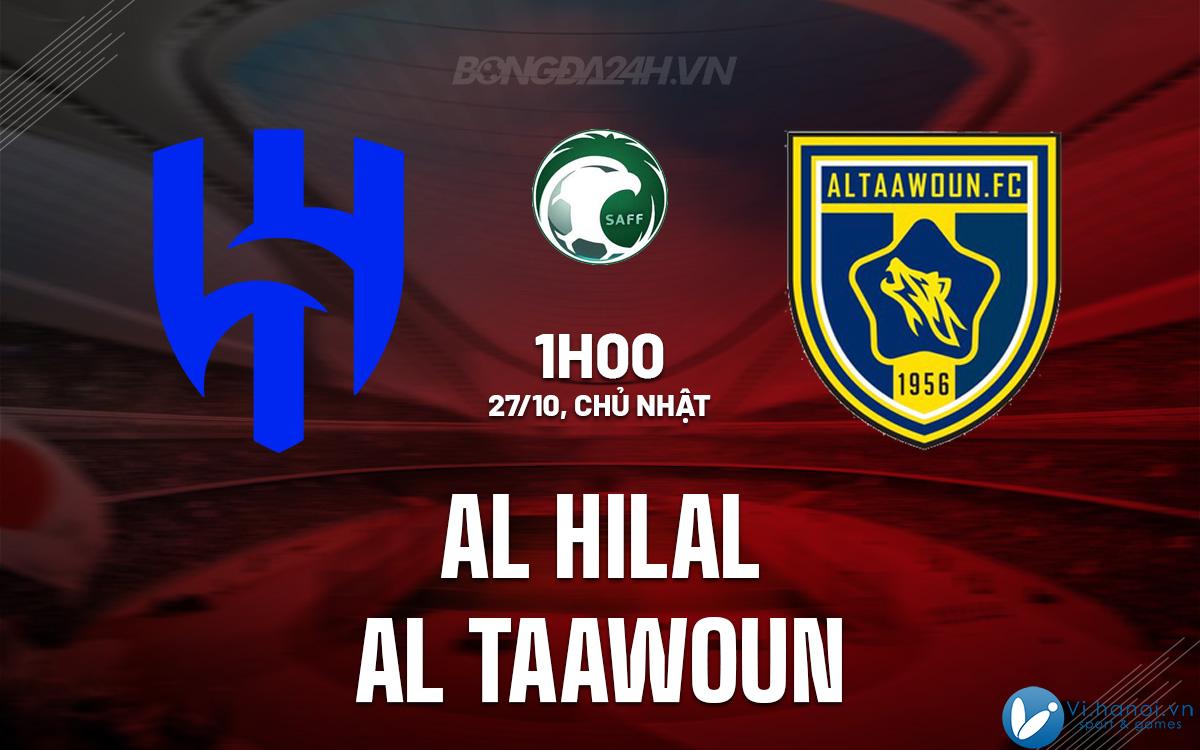 Al Hilal vs Al Taawoun