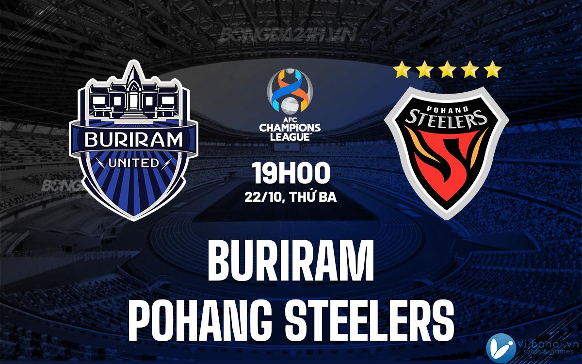 Buriram vs Pohang Steelers