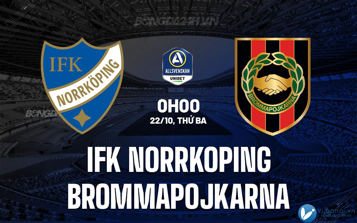     IFK Norrkoping vs Brommapojkarna