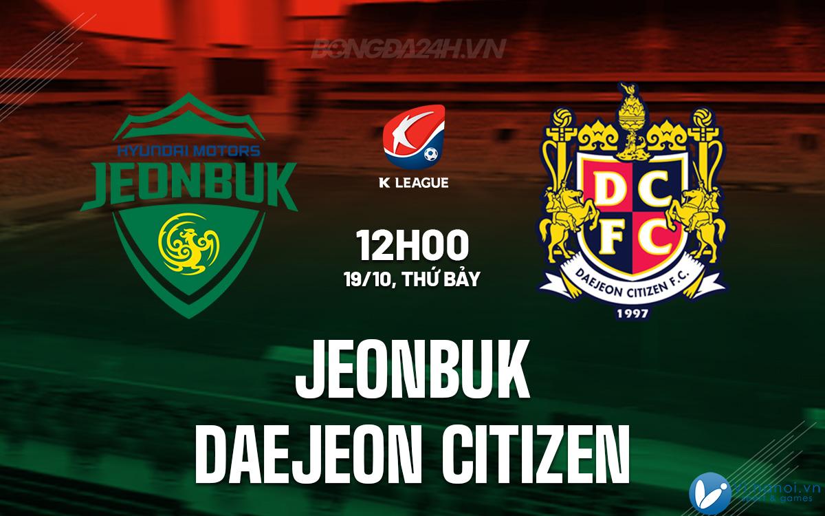 Jeonbuk vs Công dân Daejeon