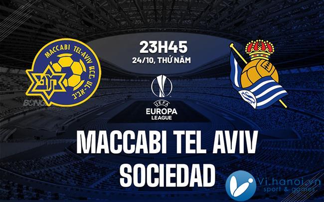 dự đoán bóng đá Maccabi Tel Aviv vs Sociedad cup c2 au europa league hôm nay